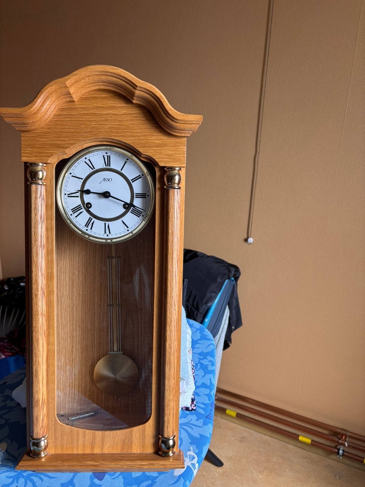 Zeer mooie wandklok te koop, Ophalen