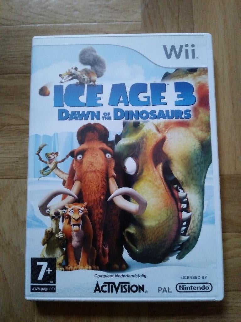 Ice Age 3, Dawn of the Dinosaurs voor Wii of Wii U, Games en Spelcomputers, Games | Nintendo Wii, Zo goed als nieuw, Avontuur en Actie