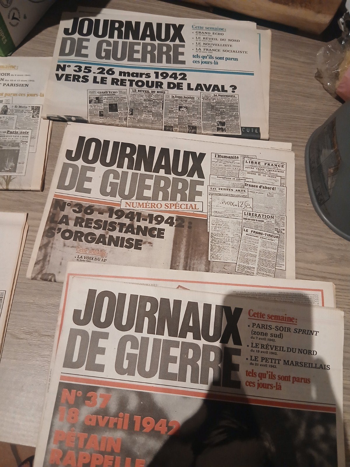 lot de journaux de guerre, Postzegels en Munten, Aandelen en Waardepapieren, Ophalen of Verzenden, 1920 tot 1950, Overige typen