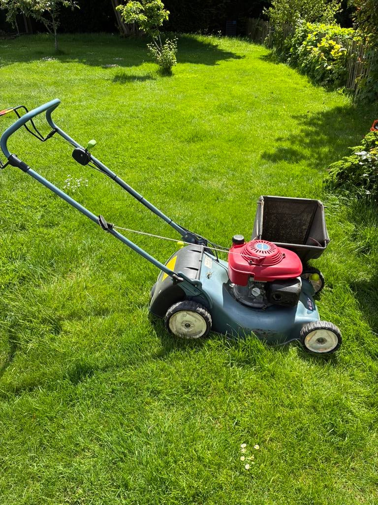 Tondeuse essence Honda, Tuin en Terras, Ophalen, Gebruikt, Benzine-grasmaaier, Versnellingen