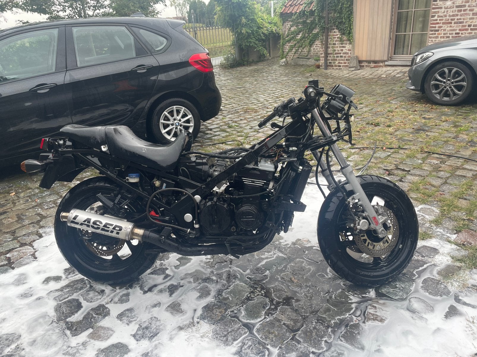 Kawasaki minja GTZ600R. Project, Sportuitlaat, Occasion, 4 cilinders, Motorrijbewijs A