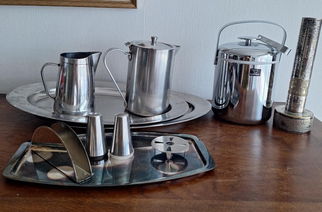 Vintage steinlees steel set in 1 koop, Enlèvement ou Envoi, Comme neuf