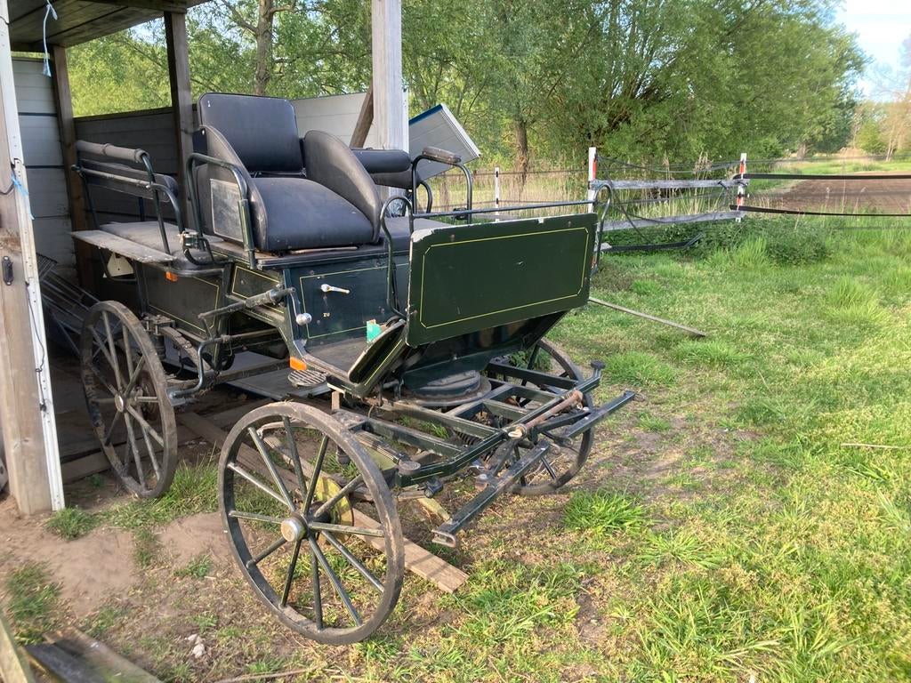 Wagonette met wat opkuiswerk, ruil met marathon wagen, Dieren en Toebehoren, Gebruikt, Marathonwagen, Paard of Pony