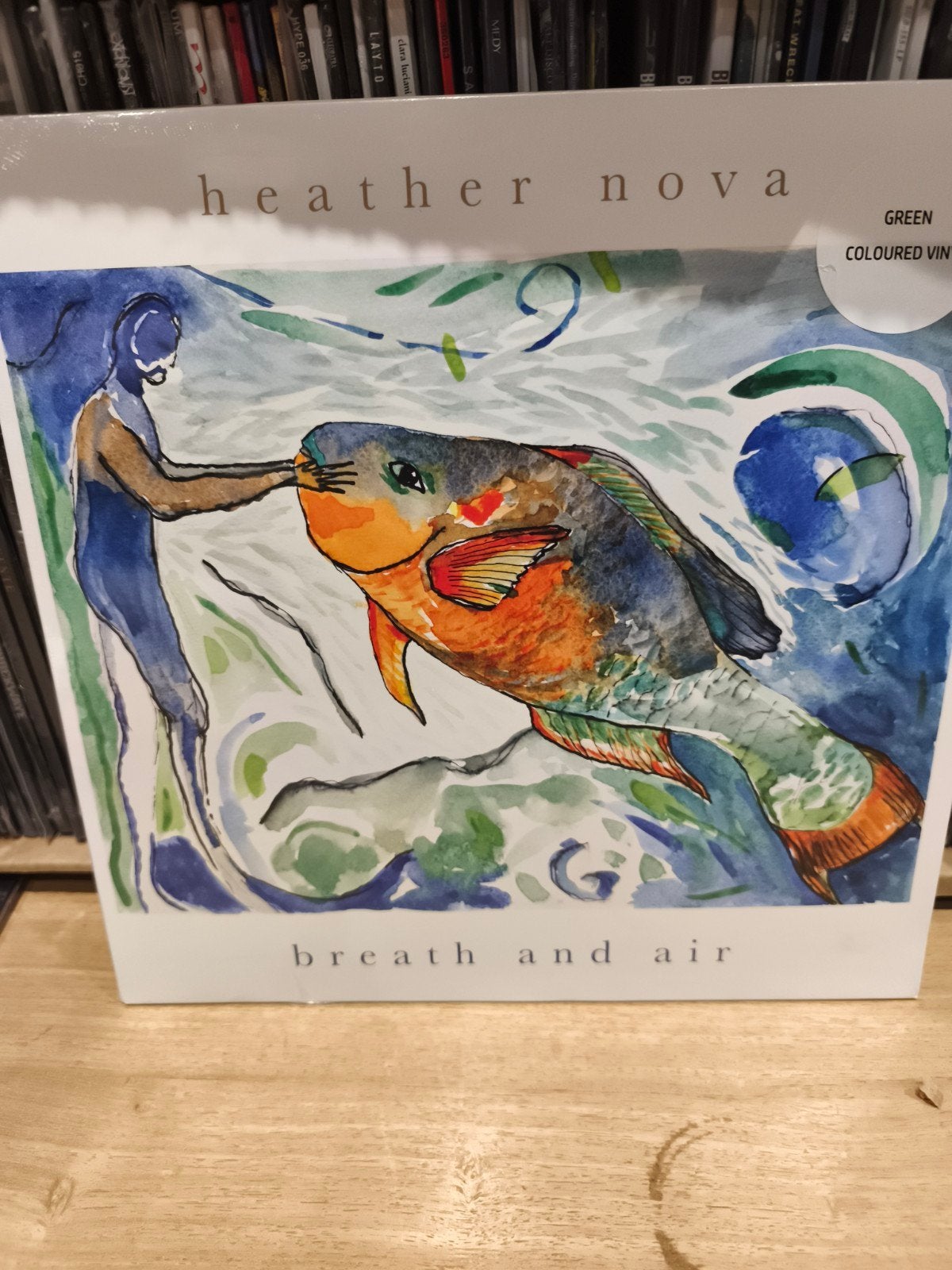 Heather Nova - breath and air lp vinyl, Antiek en Kunst, Kunst | Schilderijen | Modern, Ophalen of Verzenden