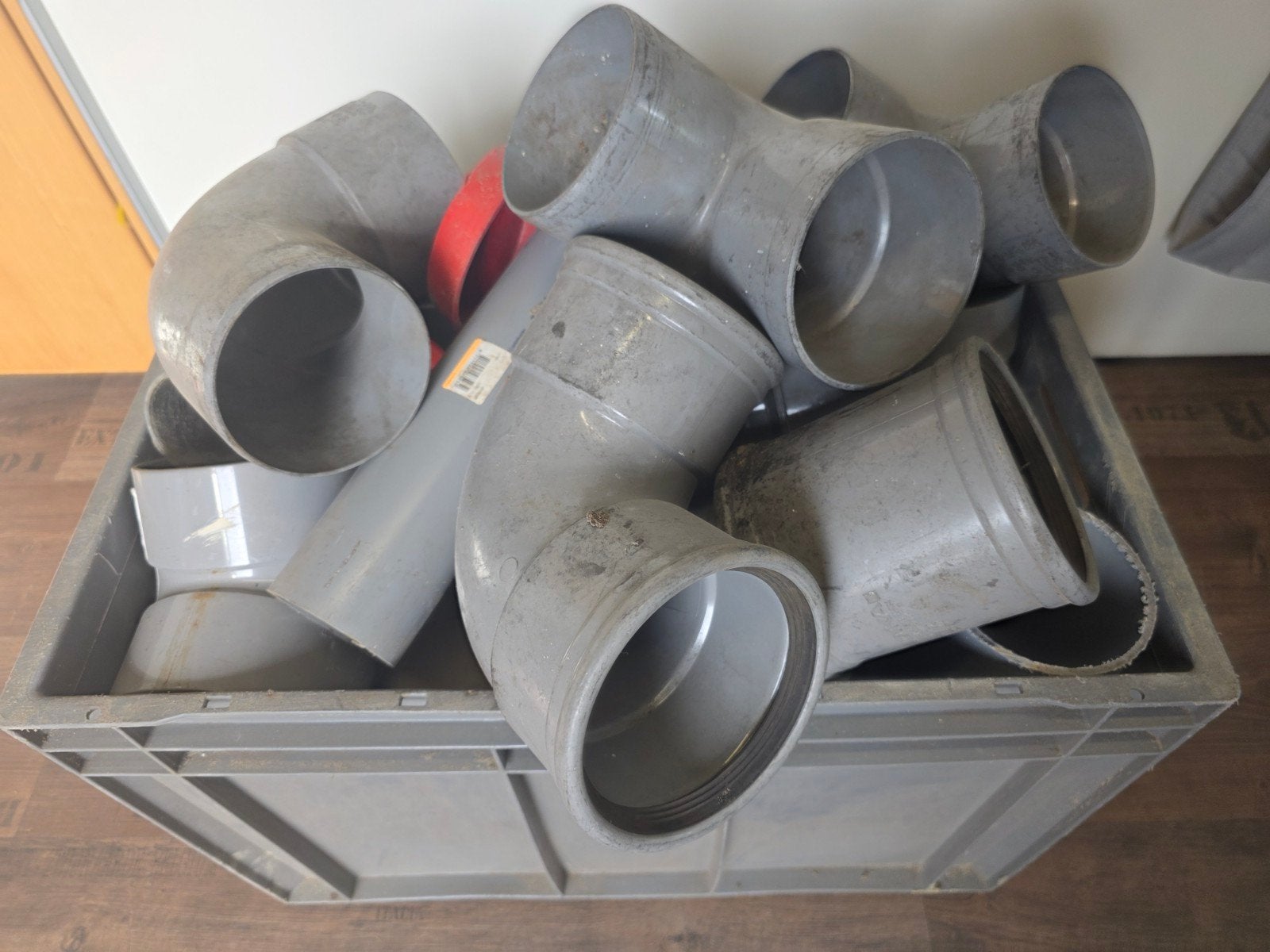 PVC afvoerbochten en buizen, diverse maten, Doe-het-zelf en Bouw, Ophalen