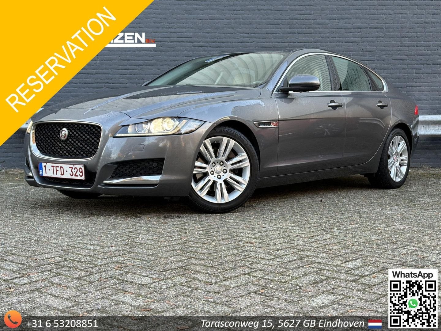 Jaguar XF 2.0D 120KW Aut. Pure | € 5.300,- NETTO! | Camera |, Auto's, Automaat, 109 g/km, XF, Zilver of Grijs