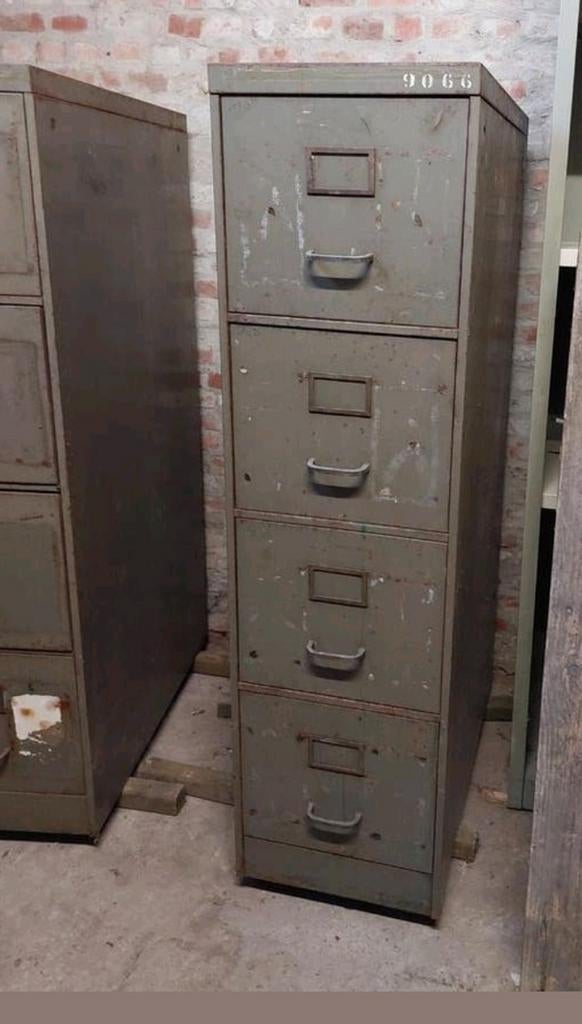 Metalen ladekast / archiefkast, Huis en Inrichting, Ophalen