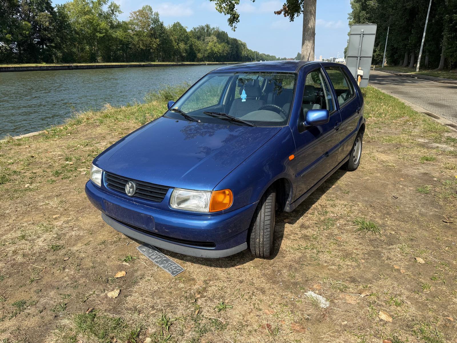 Vw polo 1.4 benzine 5deurs, Auto's, Stof, Blauw, Airbags, Handgeschakeld