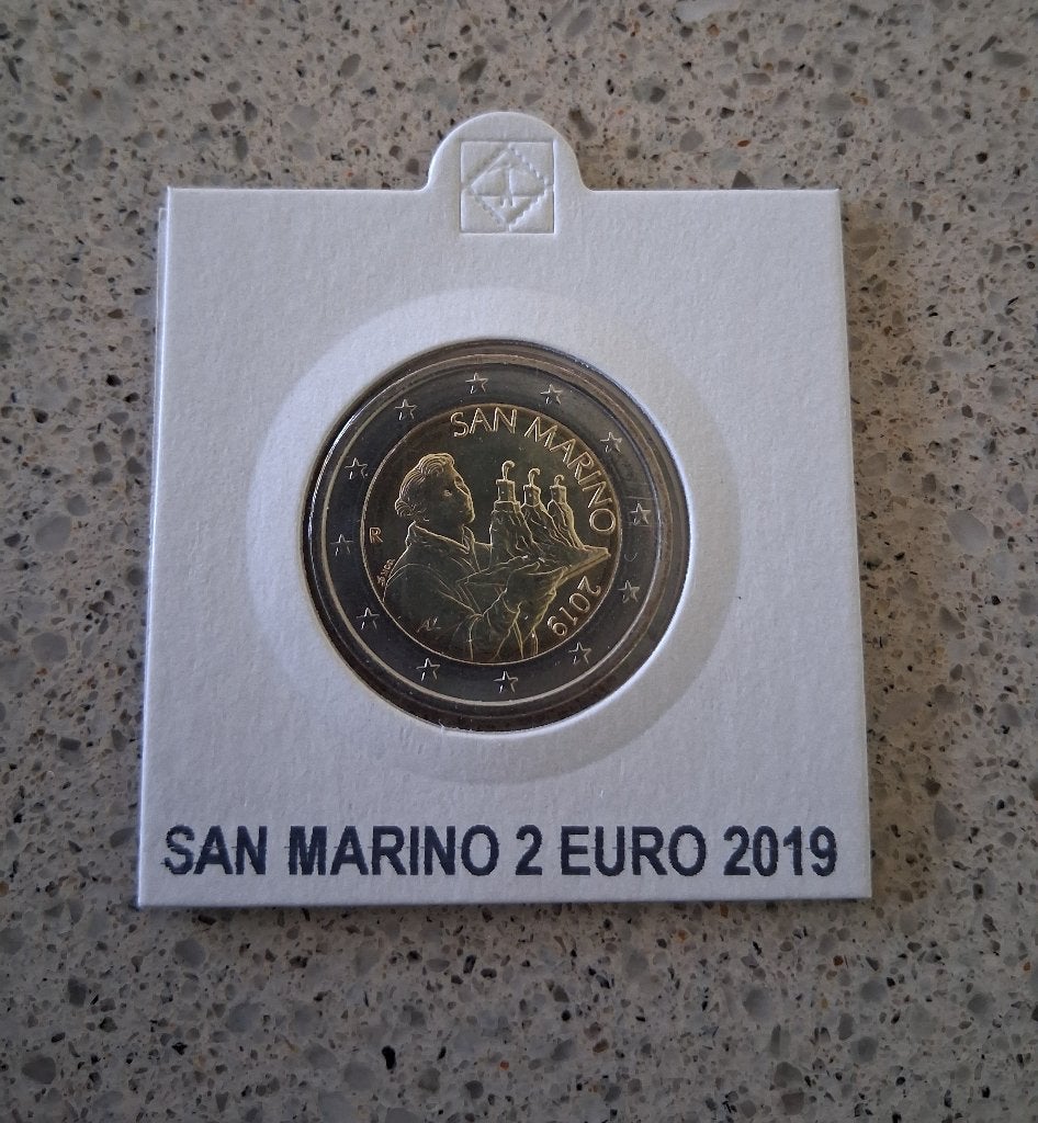 San Marino 2 euro UNC munten, Ophalen of Verzenden, San Marino, 2 euro, Losse munt