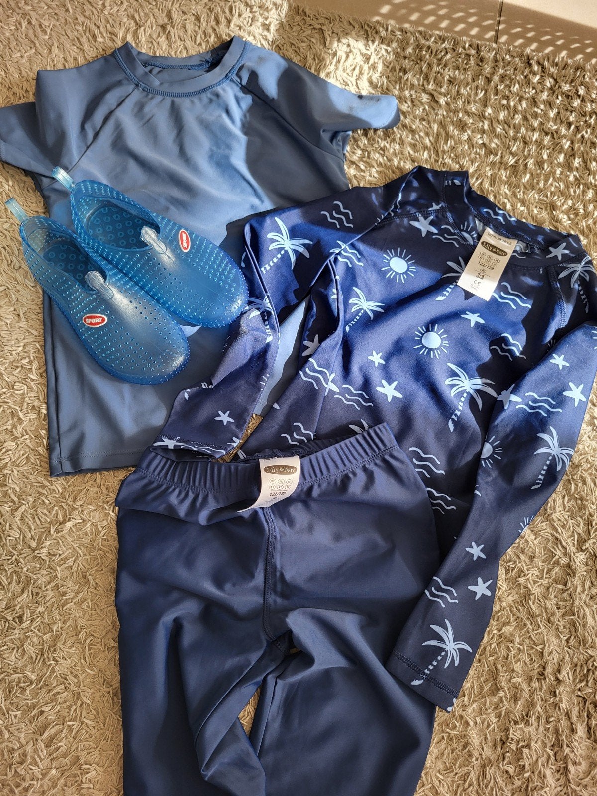 UV zwemkleding met zwemslofjes. Maat 122-128., Kinderen en Baby's, Ophalen
