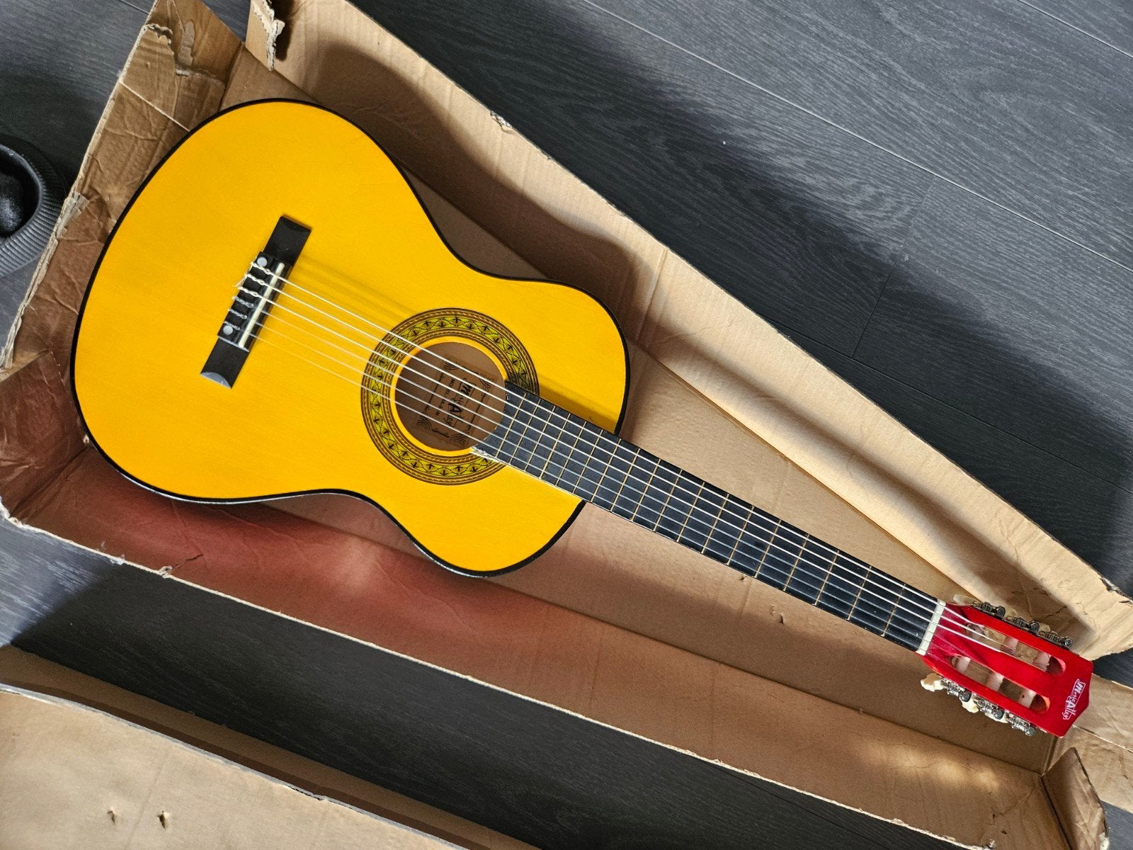 Guitare classique pour un enfant, Enlèvement