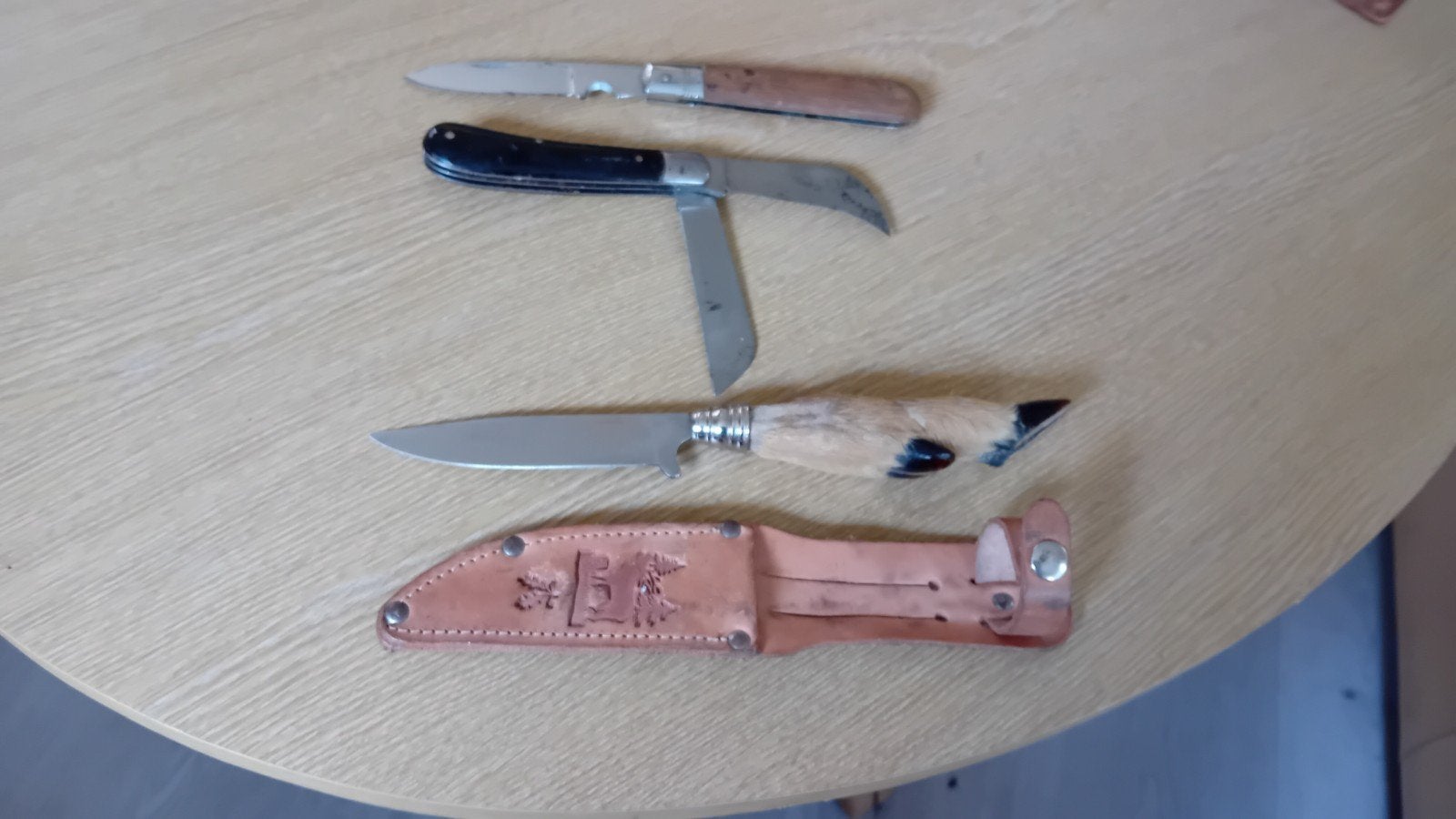 Set van 3 messen, verschillende prijzen voor de set, Verzamelen, Ophalen of Verzenden