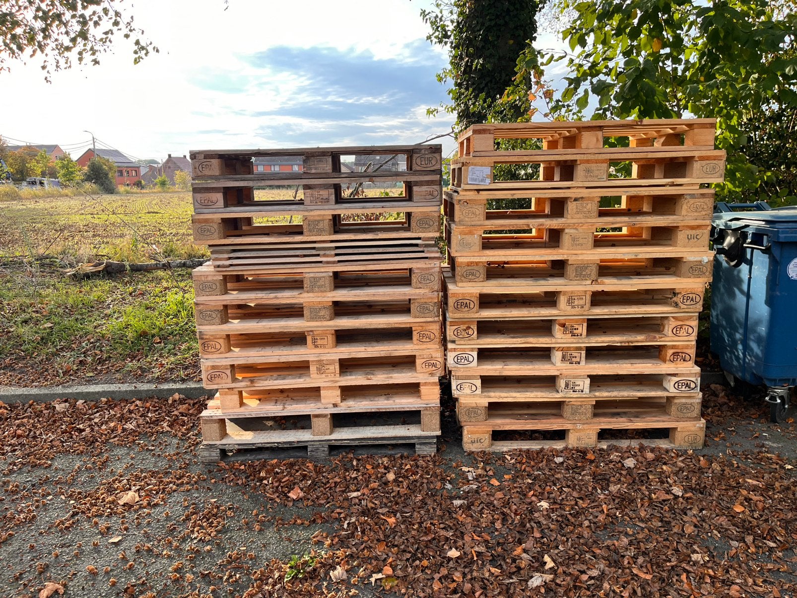 Europaletten, enkele reis!, Bricolage & Construction, Enlèvement, Comme neuf