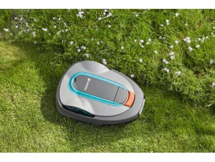 Gardena Sileno City 400 MET bijhorende garage, Ophalen, Gebruikt, Minder dan 20 cm, Met regensensor