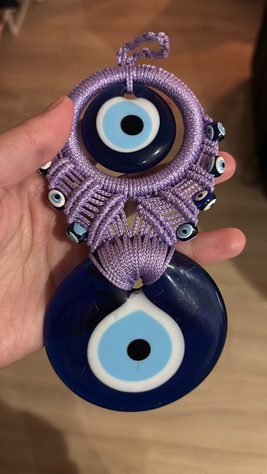 Evil eye deco indoor hanging decoration vintage, Enlèvement, Comme neuf