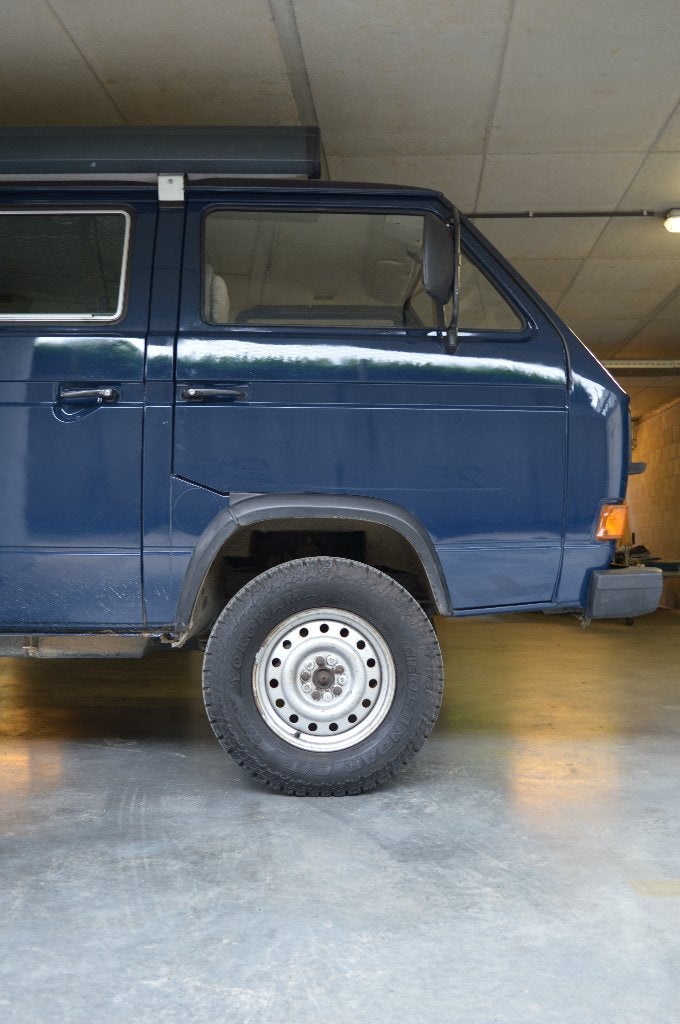 VW T3 Syncro 16 pouces '89 1.9 TD, Autos, Volkswagen, Particulier, Multivan, 4x4, Auvent, Diesel, Boîte manuelle, Quatre roues motrices / 4X4