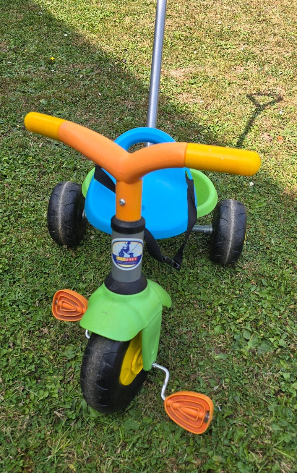 Driewieler met Duwstang​, Vélos & Vélomoteurs, Vélos | Tricycles pour enfants, Enlèvement, Utilisé, Tige de poussée