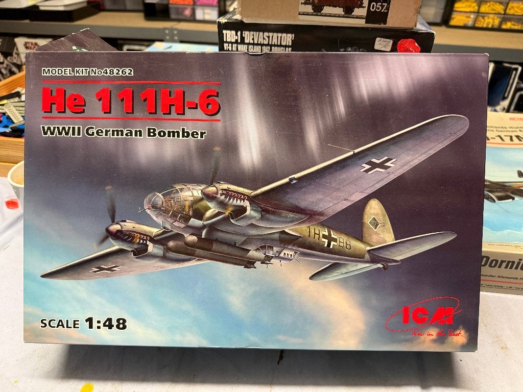 Avion "He 111H-6" 48262, Hobby & Loisirs créatifs, Modélisme | Avions & Hélicoptères, Neuf, Enlèvement ou Envoi, Avion, Plus grand que 1:72