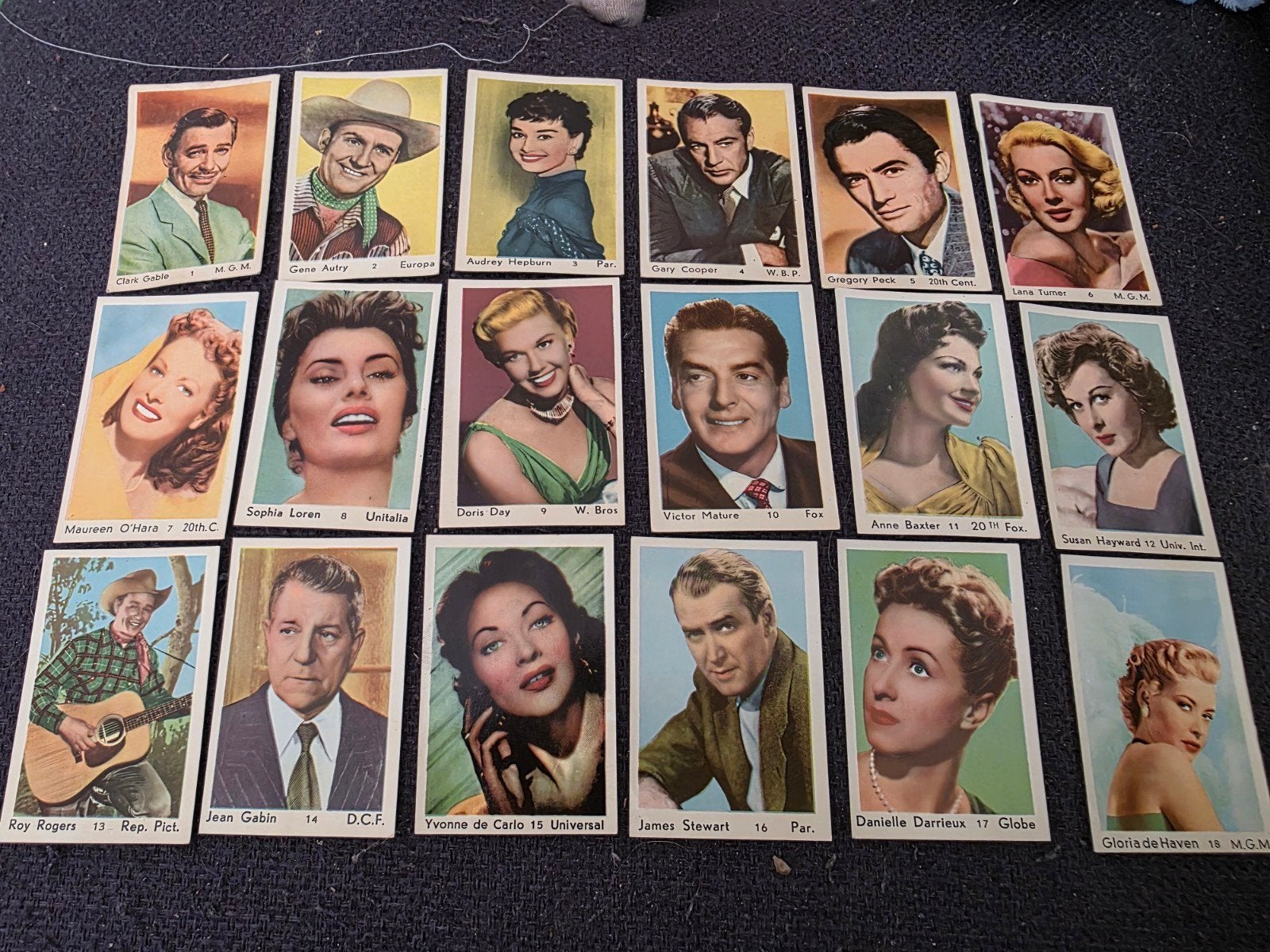 Complete Maple Leaf Filmsterren set 1-60 Elvis Presley Jame, Ophalen of Verzenden, Zo goed als nieuw, Foto