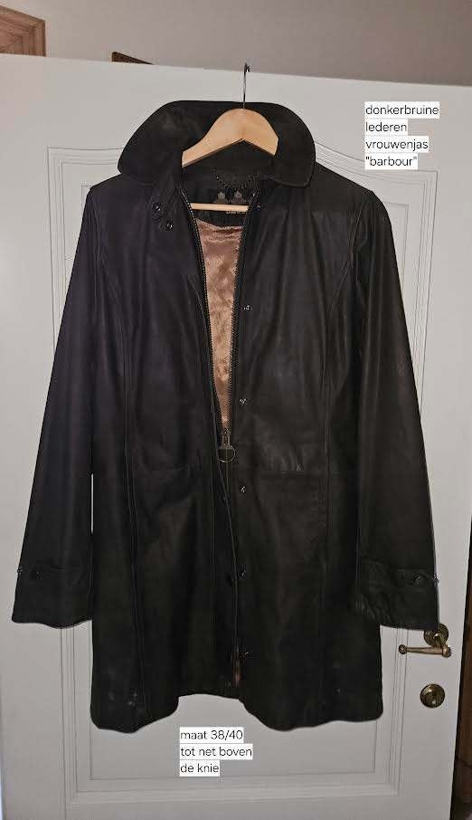 Barbour lederen damesjas, Kleding | Dames, Ophalen of Verzenden