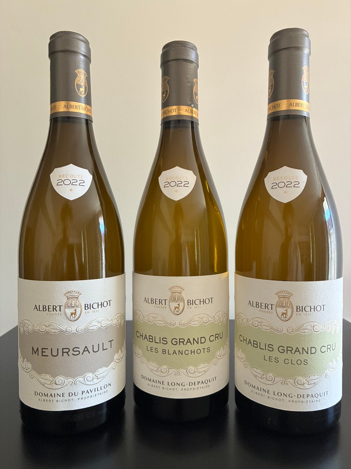 Albert Bichot witte Bourgogne 3x75cl wijn Meursault/Chablis, Ophalen of Verzenden, Nieuw, Witte wijn