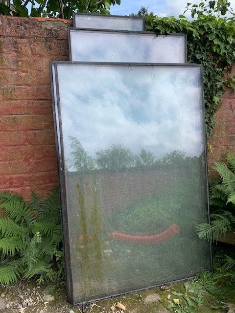 Superisolerende glasramen, Doe-het-zelf en Bouw, Ophalen, Zo goed als nieuw, Glasplaat, Dubbelglas