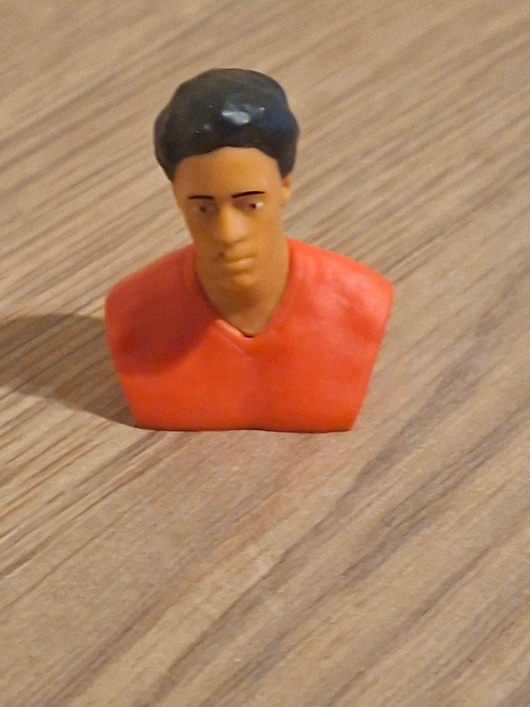Voetbalfiguurtje : Moussa Dembele / Carrefour, Ophalen of Verzenden, Zo goed als nieuw, Beeldje of Poppetje