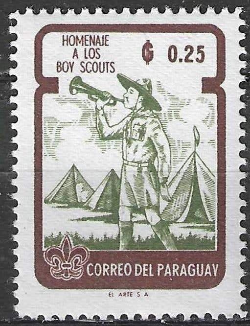 Paraguay 1955/1960 - Yvert 650 - Scouts - 25 c. (PF), Verzenden, Postfris