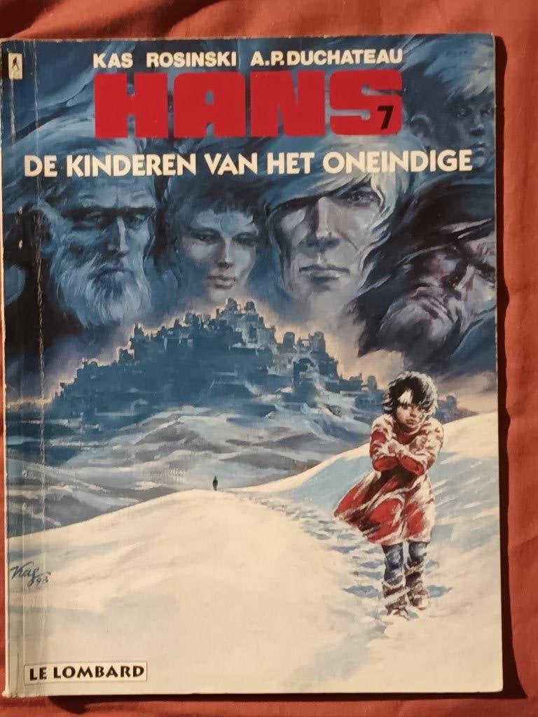 Hans 7: de kinderen van het oneindige, Eén stripboek, Ophalen of Verzenden, Zo goed als nieuw