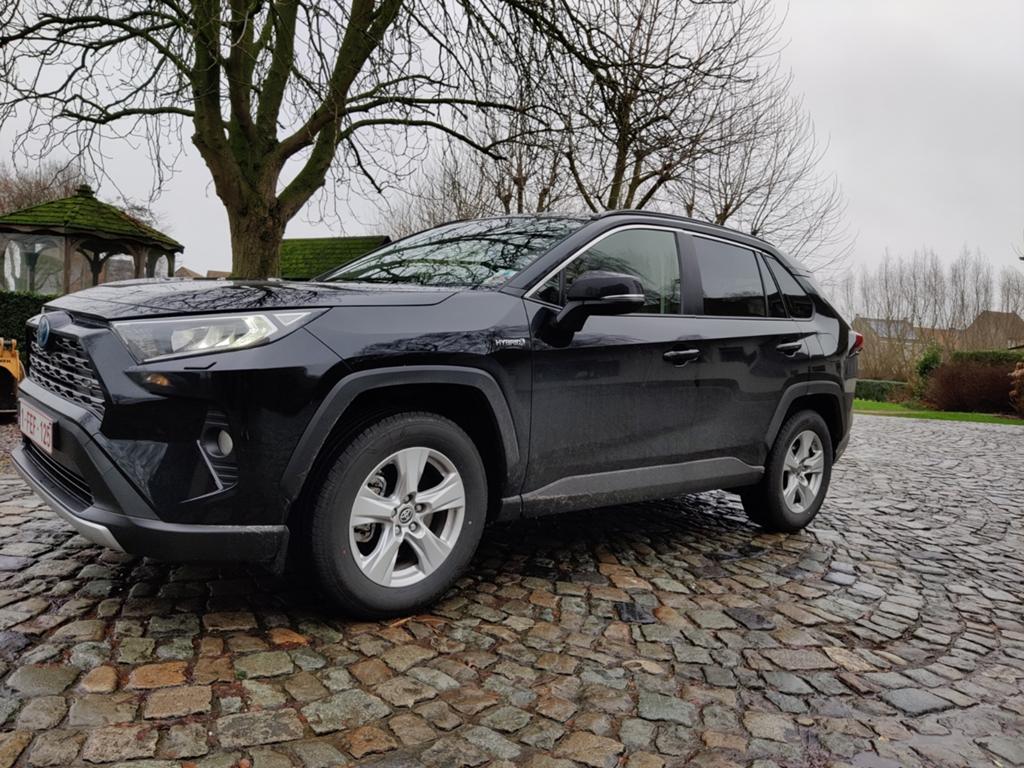 4x4 Toyota RAV4 hybride, Auto's, Toyota, LED verlichting, Zwart, Leder, 5 zetels