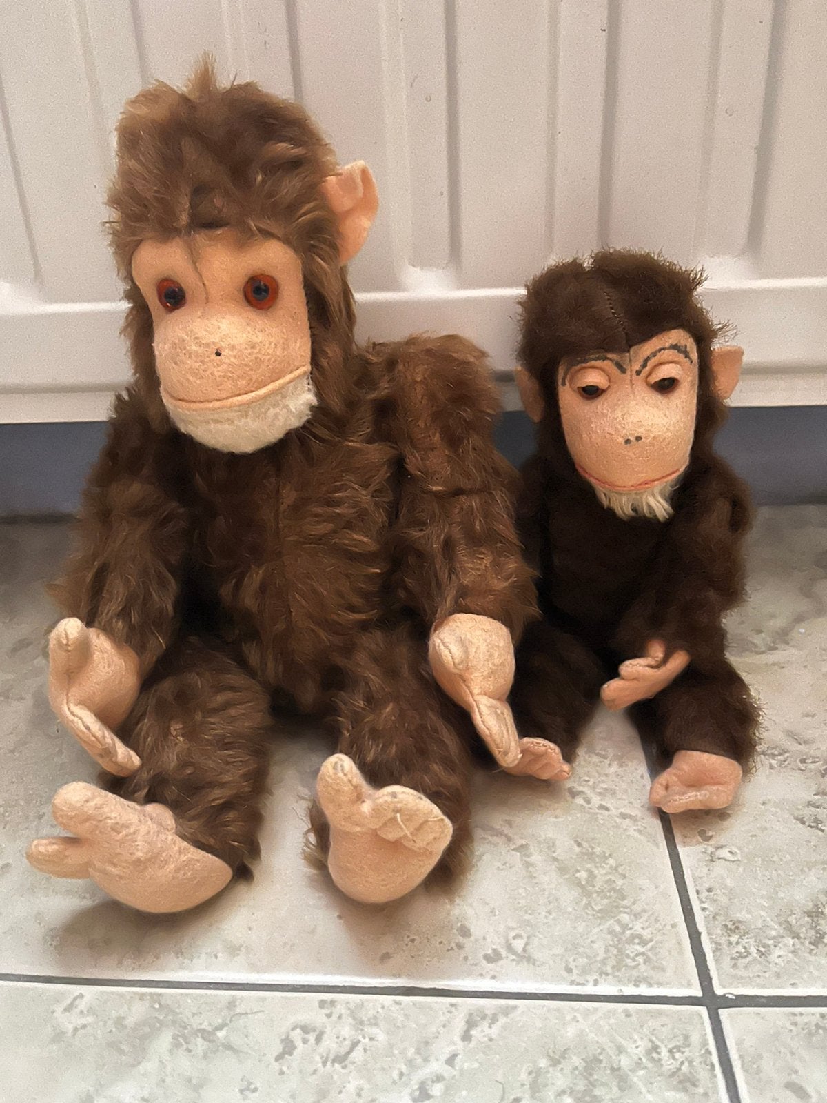 Vintage aapjes, Collections, Ours & Peluches, Enlèvement, Utilisé