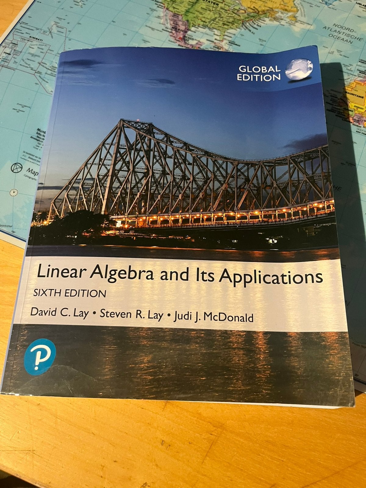 linear algebra and its applications 6th edition, Ophalen of Verzenden, Zo goed als nieuw