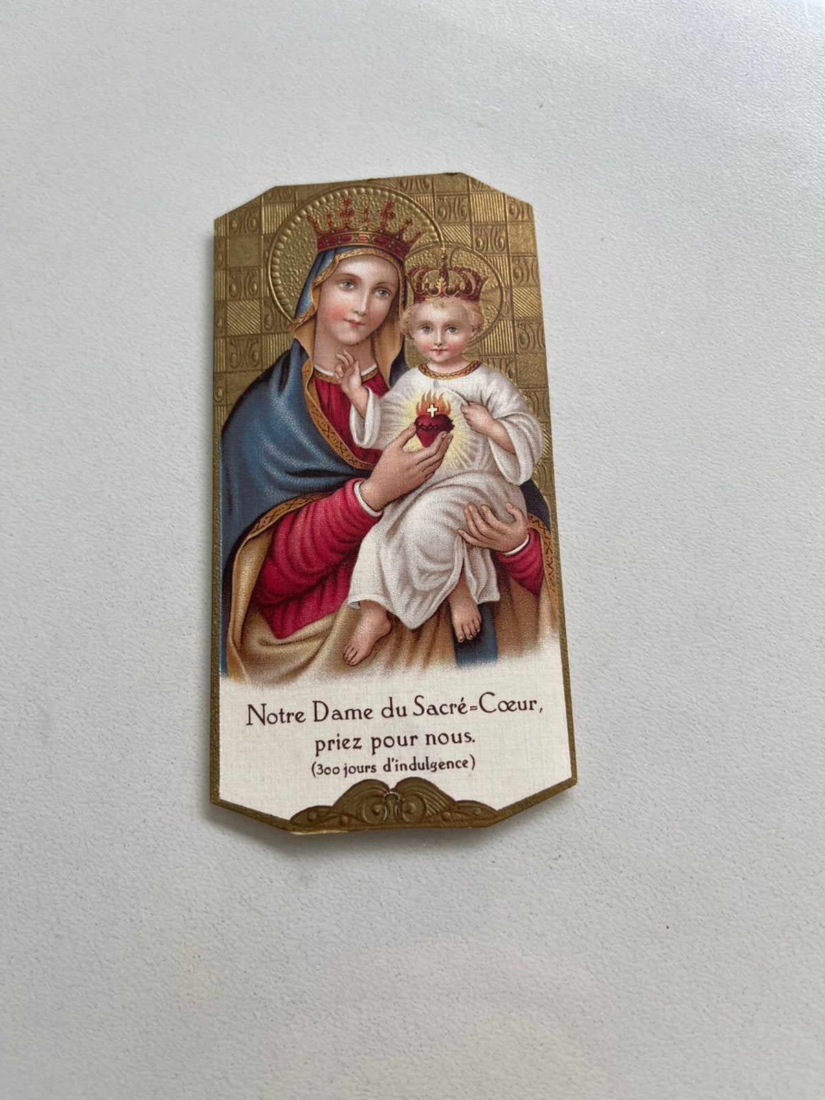 "Notre Dame du Sacré-Cœur" uit Bezet Frankrijk (WOII), Collections, Religion, Comme neuf, Enlèvement ou Envoi
