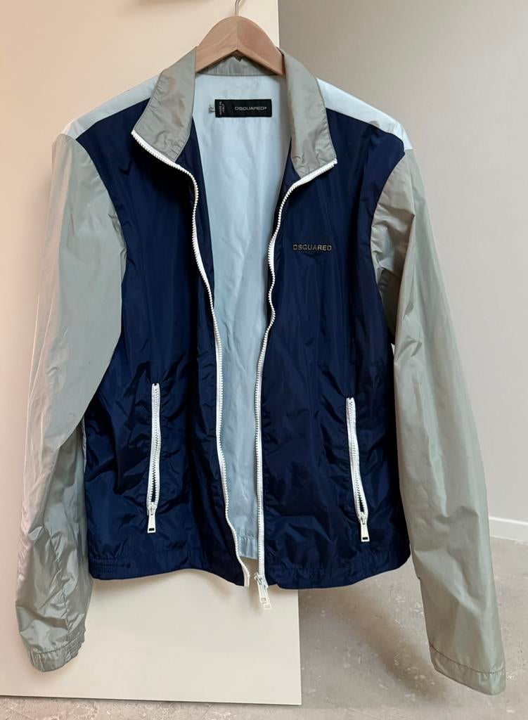 Lichte regenjas Dsquared2 maat 54, Kleding | Heren, Ophalen, Gedragen, Maat 52/54 (L), Blauw