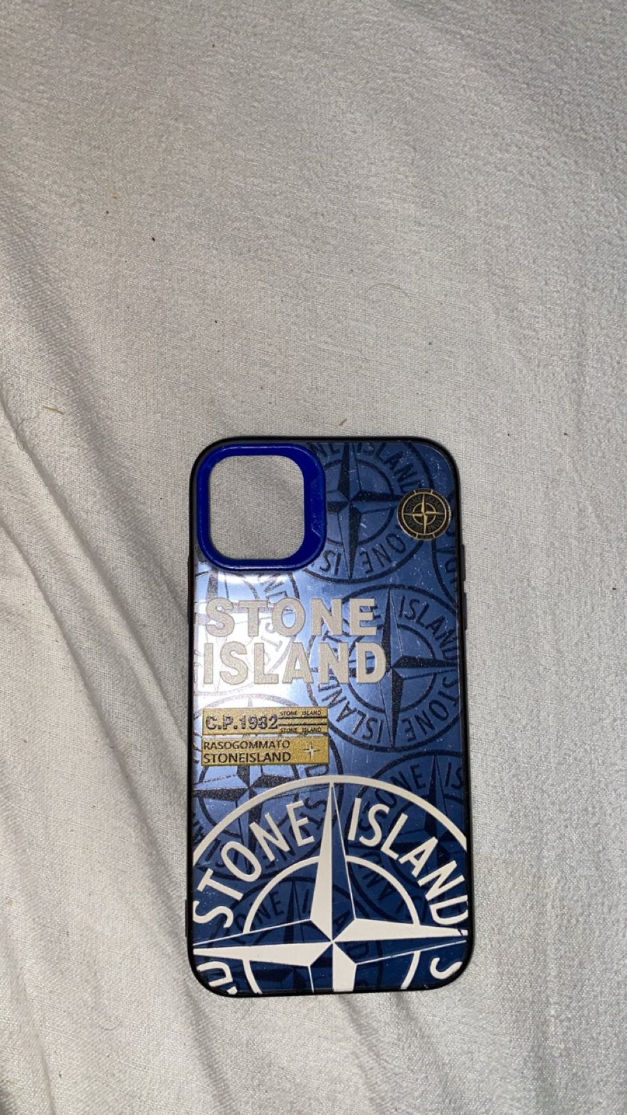 Stonde iland hoesje blauw iphone 11, IPhone 11, Enlèvement ou Envoi, Comme neuf, Stone Island