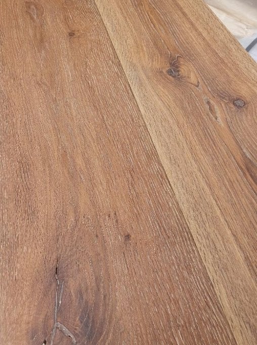 RESTE : 126,7 M2, PLATEAU EN CHÊNE, 24 CM- LARGE, TRÈS ÉPAIS, Jardin & Terrasse, Gravier, Rochers & Caillasse, Blanc, Enlèvement