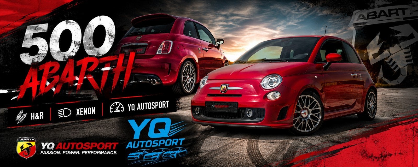 fiat Abarth 500, Auto's, Euro 5, Zwart, Bedrijf, 1400 cc
