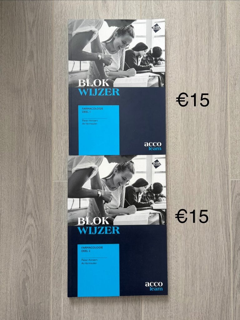 Farmacologie blokwijzer handboek, Verzenden, Nieuw