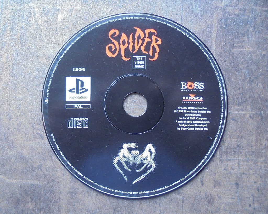 Spider voor PS1 (zie foto's), Games en Spelcomputers, Games | Sony PlayStation 1, Avontuur en Actie, Gebruikt, 1 speler, Ophalen of Verzenden