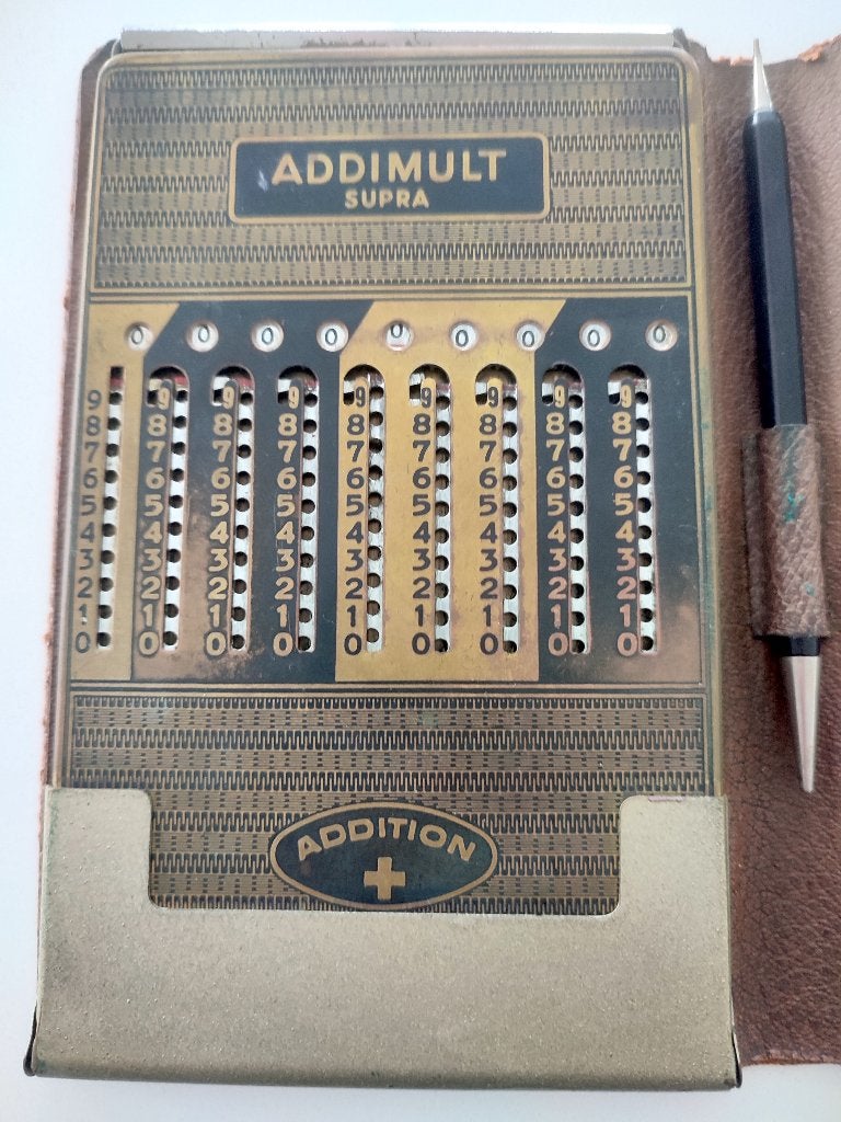 Addimult supra edition + (Mechanical Calculator) 1945, Ophalen of Verzenden