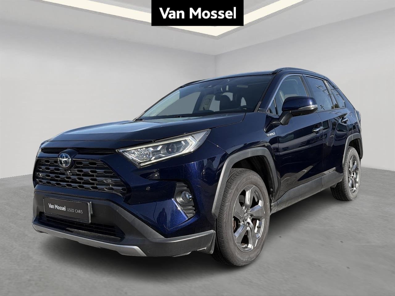 Toyota RAV4 2.5 VVT-i Hybrid Dynamic CVT, Auto's, Blauw, Automatische klimaatregeling, Bedrijf, 5 zetels