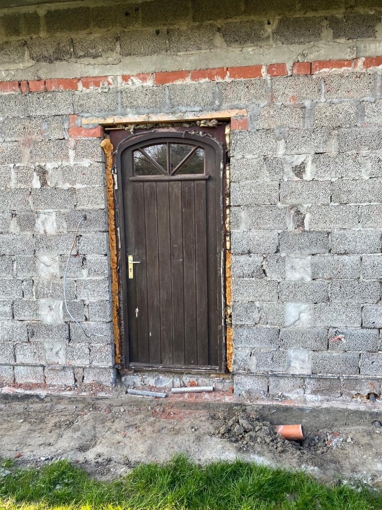 Voor-en achterdeur, Doe-het-zelf en Bouw, Deuren en Vliegenramen, Ophalen, Gebruikt, 80 tot 100 cm, 215 cm of meer