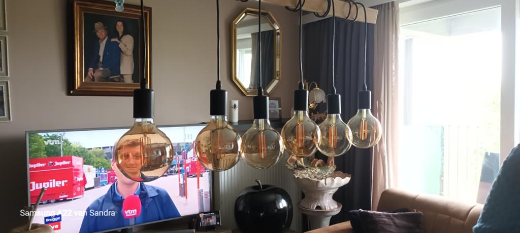 Verlichting, zo goed als nieuw., Huis en Inrichting, Lampen | Hanglampen, Ophalen