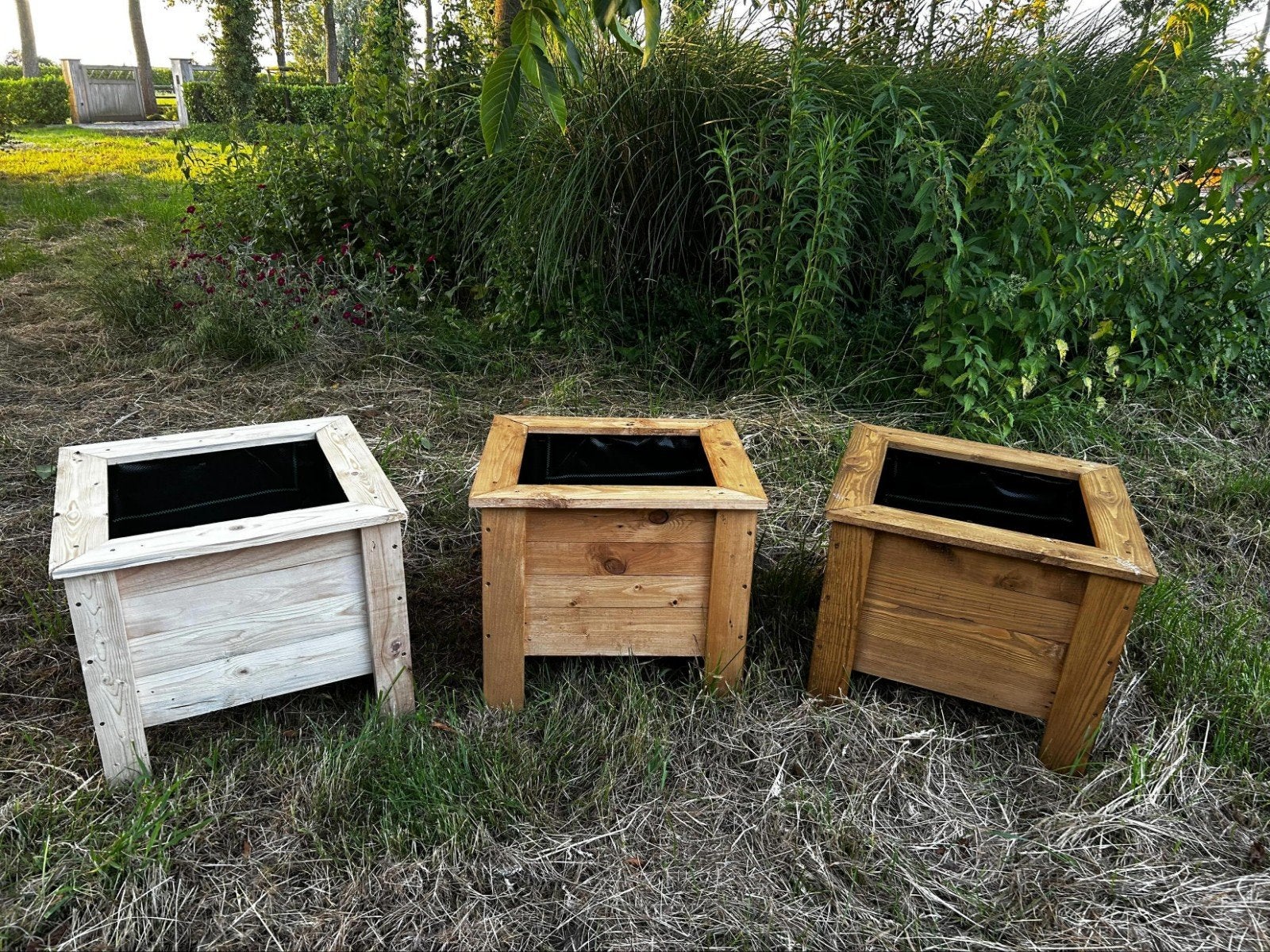 Bloembakken of Plantenbakken 🌿 Meerdere opties €40/stk, Tuin en Terras, Ophalen, Minder dan 60 cm, Zo goed als nieuw, Rechthoekig