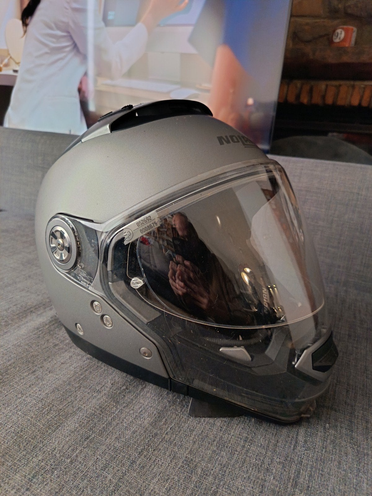 casque Nolan N44 XL comme neuf moto scooter vespa, Motos, Seconde main, Enlèvement ou Envoi, Nolan, XL
