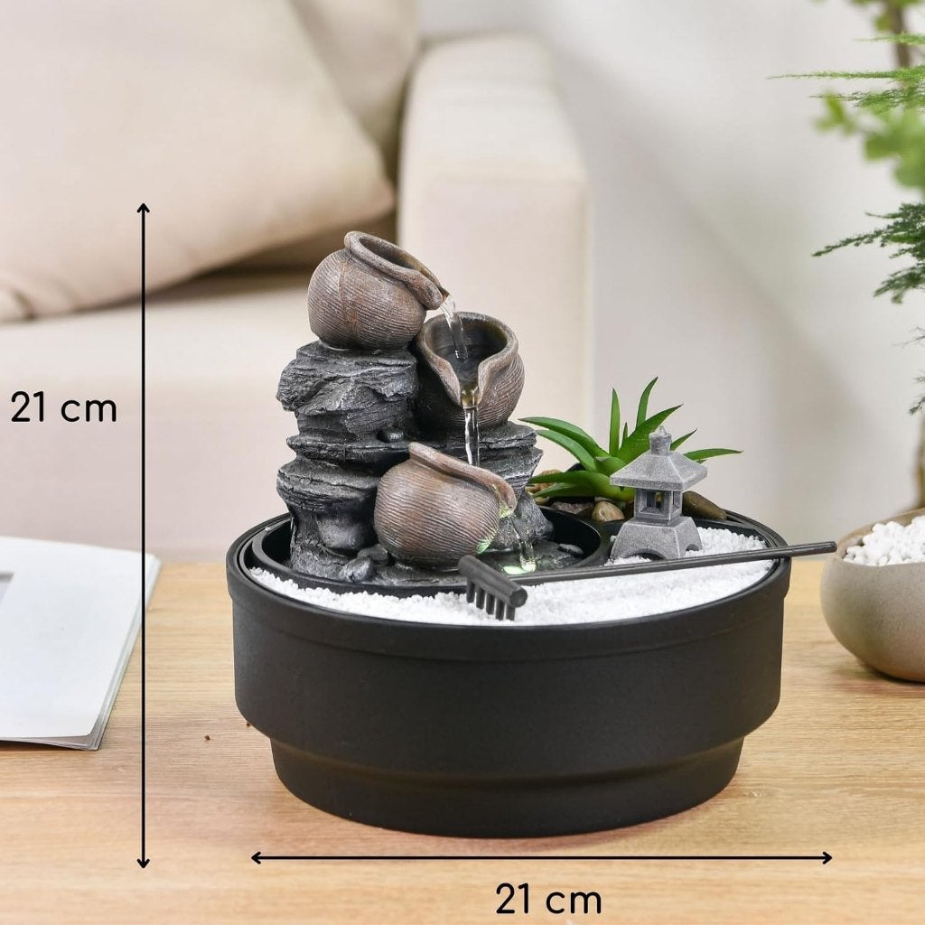 Zen'Light binnenfontein — Oasis (H 21 cm), Ophalen, Zo goed als nieuw