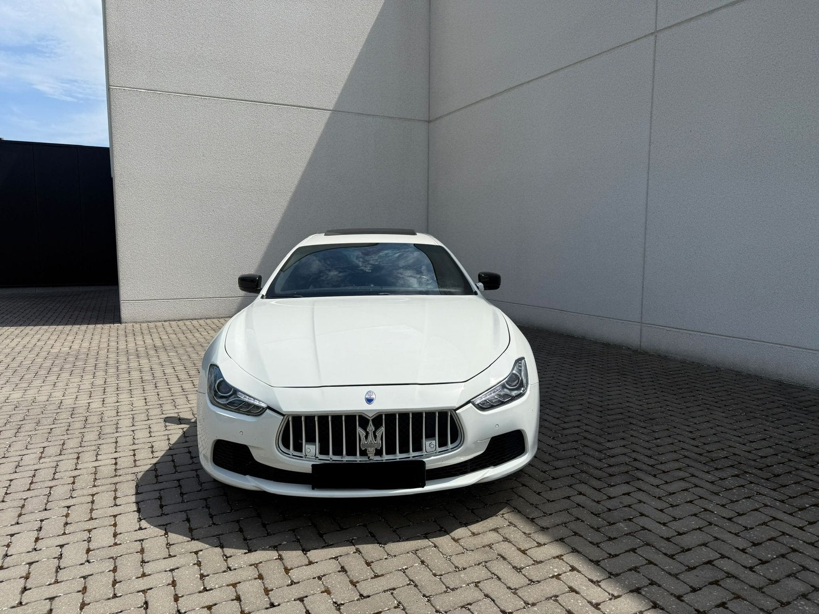 Masarati Ghibli 3.0 V6 dieseel, Auto's, Automaat, Euro 5, Wit, 5 deurs