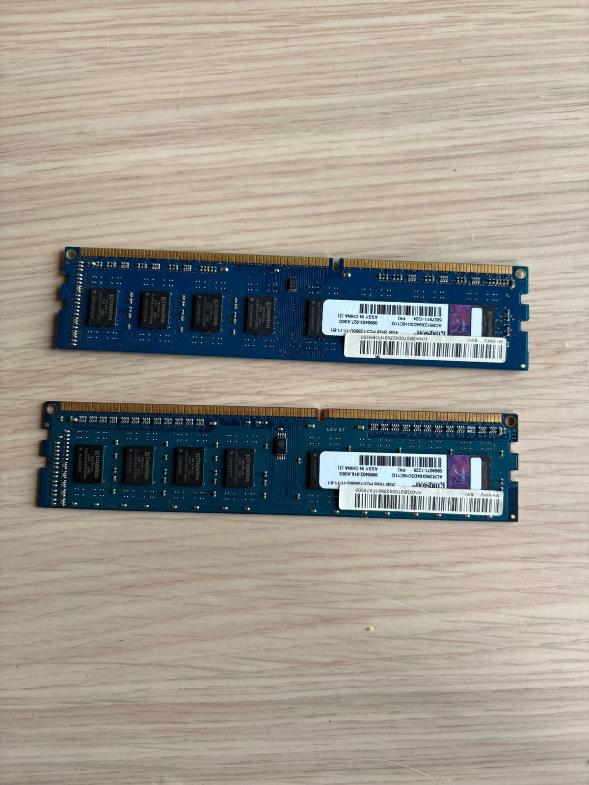 Kingston 8GB (2x4GB) DDR3 1333MHz RAM PC fixe, Computers en Software, RAM geheugen, 8 GB, DDR3, Ophalen of Verzenden, Zo goed als nieuw