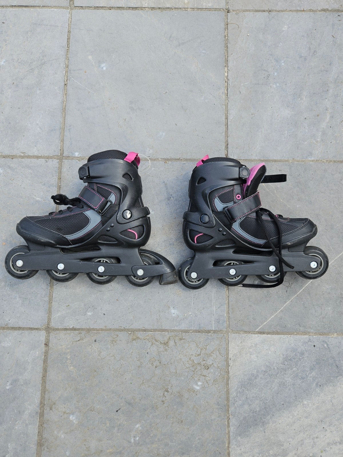 inline skates oxelo maat 41 zwart met roze, Sport en Fitness, Ophalen