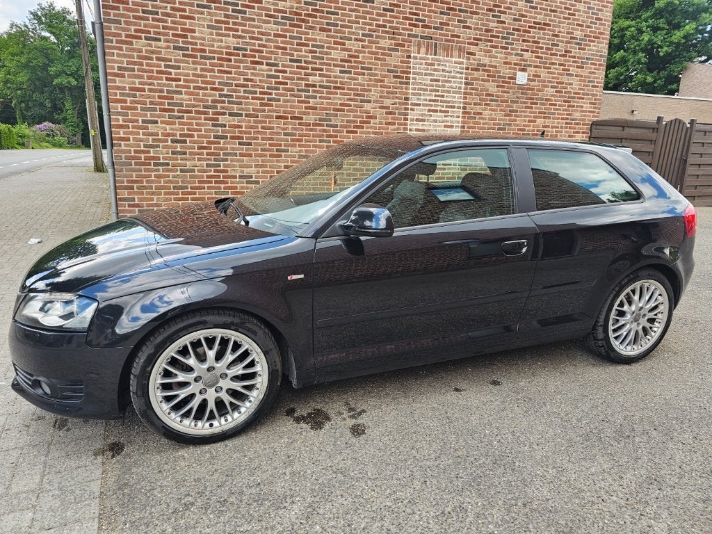 Audi A3 2.0 Tdi 3x S-Line 136pk(Bouw2009/213.000km)Export, 100 kW, Achat, Entreprise, Noir